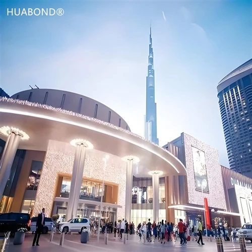 Pannelli komposti ta 'l-aluminju taċ-Ċentru tax-Xiri ta' Dubai